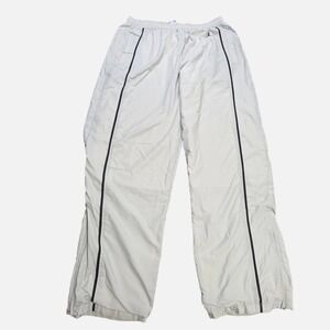 Jordan Track Pants Men's Size 3XL Grey Nylon Baggy Warmup Jumpman Logo Zip Cuff